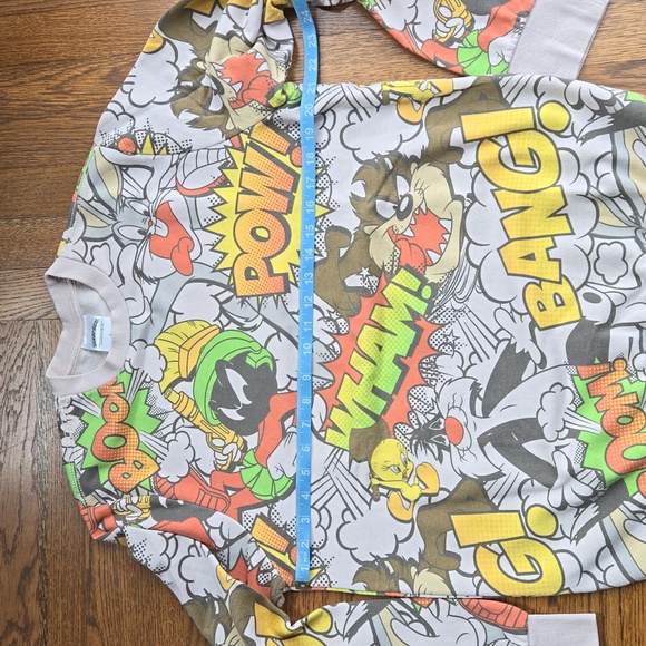 Looney Tunes Women's Bang Wham Pow Sweatshirt, Size Large - Picture 6 of 8
